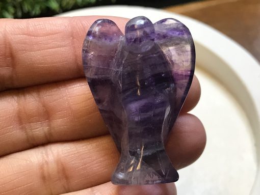 Rainbow Fluorite Crystal Angel 40mm-02 - Image 4