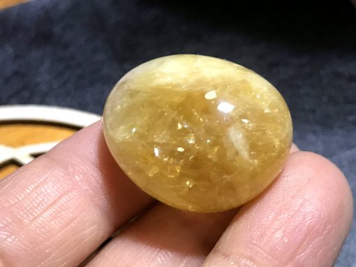 Citrine Tumbled Stone from Brazil - High Quality Grade - Image 3