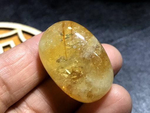 Citrine Tumbled Stone from Brazil - High Quality Grade - Image 2