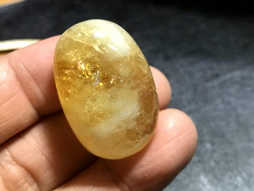 Citrine Tumbled Stone from Brazil - High Quality Grade - Image 3