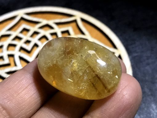 Citrine Tumbled Stone from Brazil - High Quality Grade - Image 7