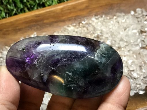 Rainbow Fluorite Palm Stone no.898 - Image 2