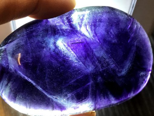 Rainbow Fluorite Palm Stone no.78