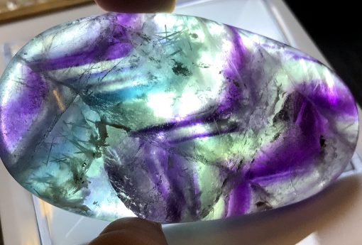 Rainbow Fluorite Palm Stone no.898 - Image 6