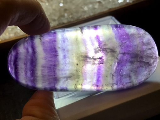 Rainbow Fluorite Palm Stone no.926 - Image 3