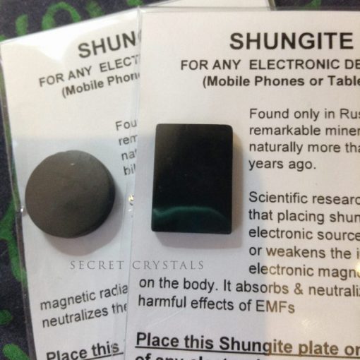 Shungite Mobile Plate Sticker