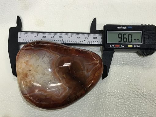 Carnelian handcrafted crystal dish bowl (0320) - Image 3