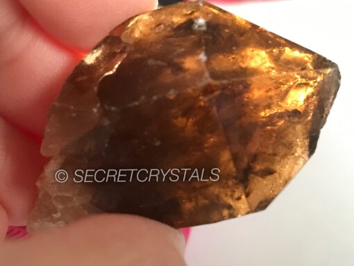 Natural Kundalini Citrine, Unheated Congo African Citrine point - Image 2